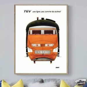 Affiche Sncf Tgv