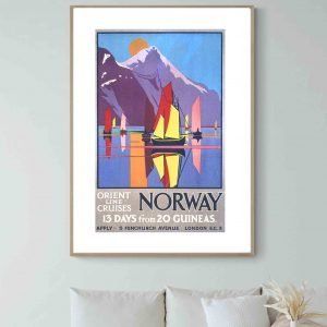 Affiche Norvège Norway Norge 15