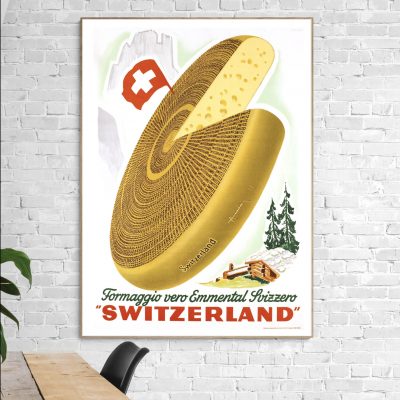 Affiche Suisse Fromage Emmental