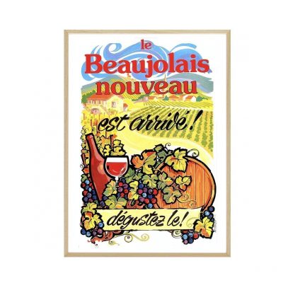 Affiche Beaujolais Nouveau