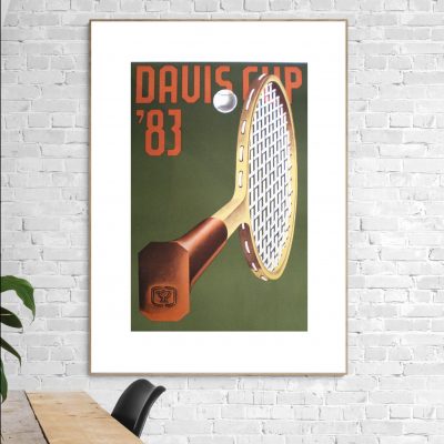 Affiche Tennis Davis Cup 1983