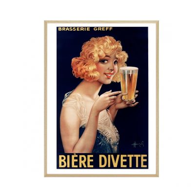 Affiche Divette Biere
