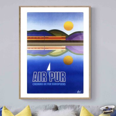 Affiche Sncf Air Pur