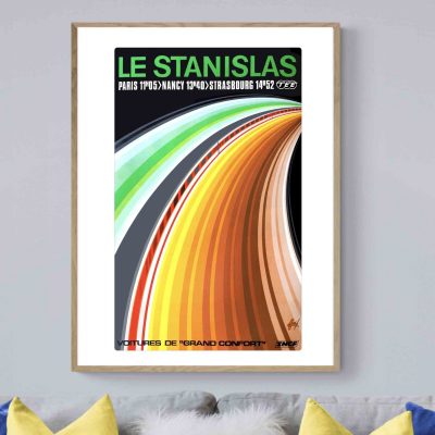 Affiche Sncf Train Le Stanislas