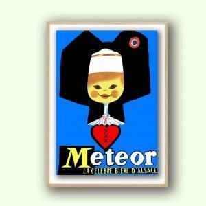 Affiche  Biere Meteor