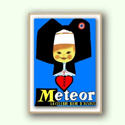 Affiche Biere Meteor
