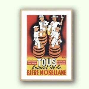 Affiche  Biere Mosellane