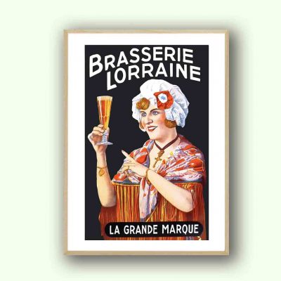 Affiche Brasserie Lorraine