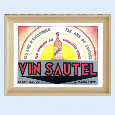 Affiche Sautel Vin