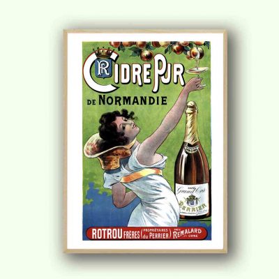 Affiche Cidre Normandie Pur Rotrou