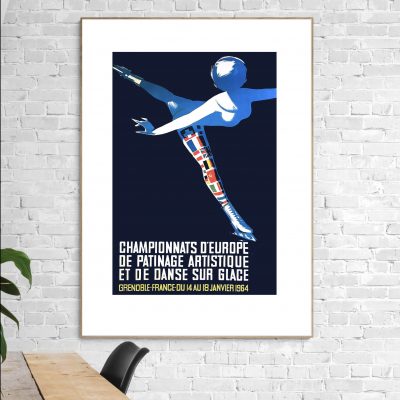 Affiche Patinage Artistique Grenoble