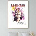 Affiche vintage Paris L'Hay les Roses, style rétro et artistique.