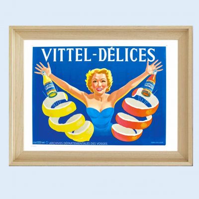 Affiche Vittel Delices