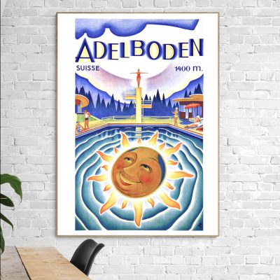 Affiche Suisse Adelboden