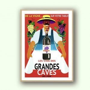 Affiche Vin Grandes Caves