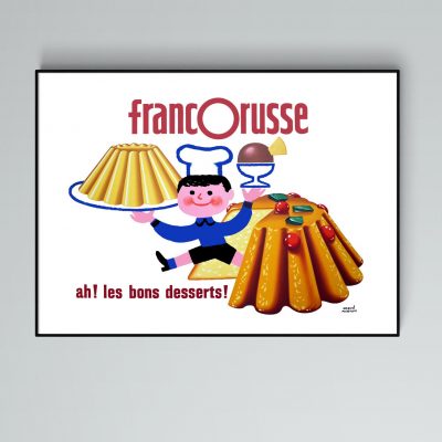 Affiche Francorusse - Les Bons Desserts