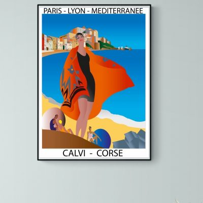 Affiche France Corse Calvi