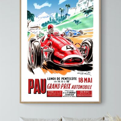 Affiche Grand Prix Automobile Pau