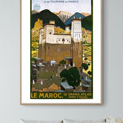Affiche Vallée d'Ounila - Maroc