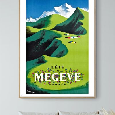 Affiche L'été à Megève