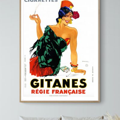 Affiche Cigarettes Gitanes