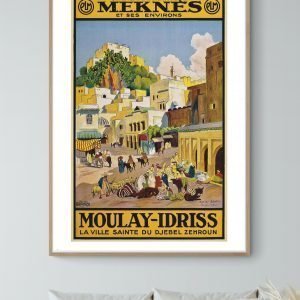Affiche Moulay Idriss, la ville sainte de Djebel Zehroun