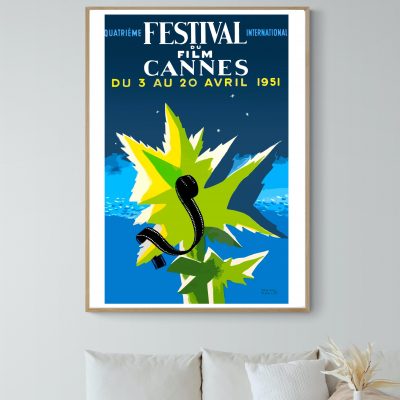 Affiche Festival Film Cannes - 1951
