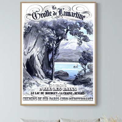 Affiche La Grotte de Lamartine