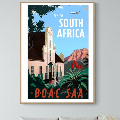 Affiche Fly to South Africa