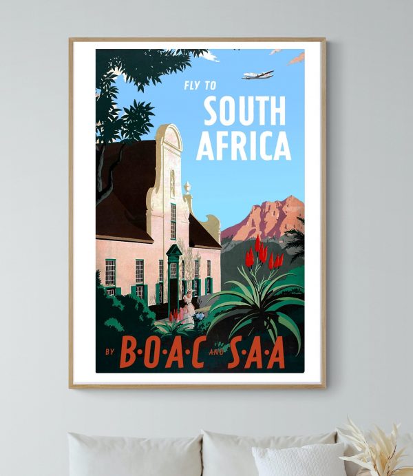 Affiche Fly to South Africa