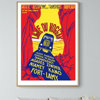 Affiche Ligne du Hoggar