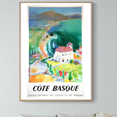 Affiche Côte Basque 2