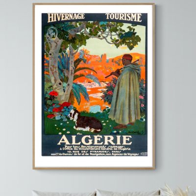Affiche Algérie - Hivernage Tourisme