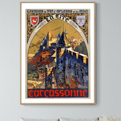 Affiche Carcassonne, la cité