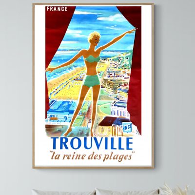 Affiche Trouville - La Reine des Plages