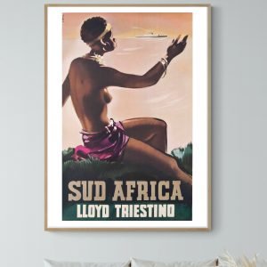 Affiche Sud Africa - Lloyd Triestino