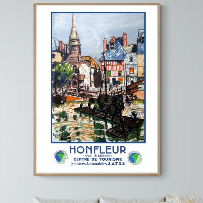 Affiche vintage de l'Armée de l'Air avec vue artistique de Paris et avions militaires.