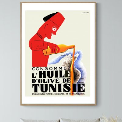 Affiche Consommez l'Huile d'Olive de Tunisie
