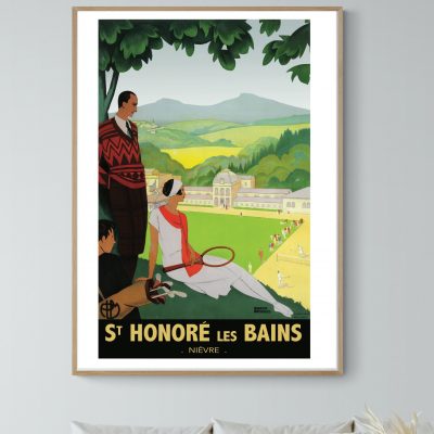 Affiche Saint Honoré les Bains Tennis