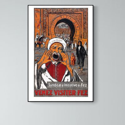 Affiche Venez Visitez Fez