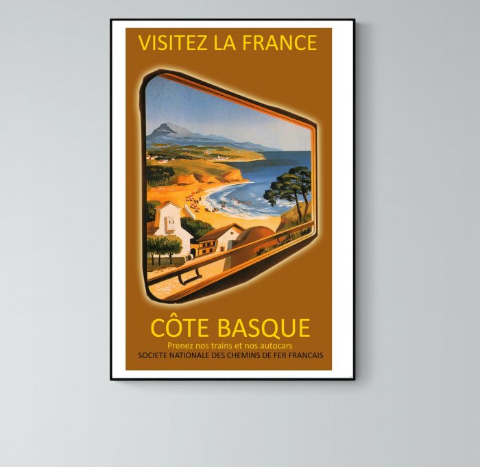 Affiche Côte Basque