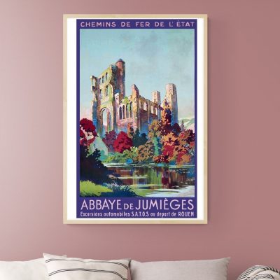 Affiche Abbaye de Jumièges