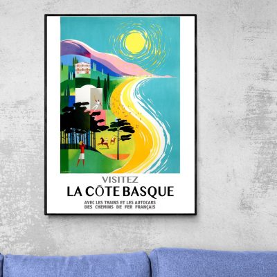 Affiche Visitez la Côte Basque 2