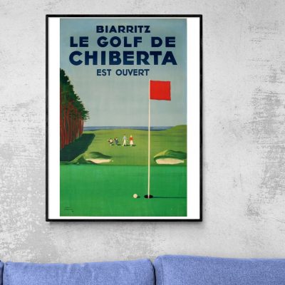 Affiche Golf de Chiberta - Biarritz