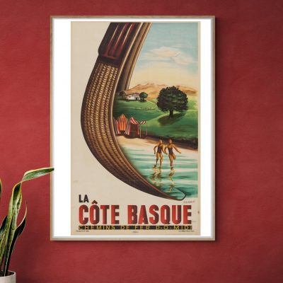 Affiche La Côte Basque