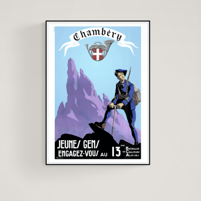 Affiche Chambery 13 eme Bataillon