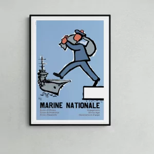Affiche Marine Nationale Engagez vous