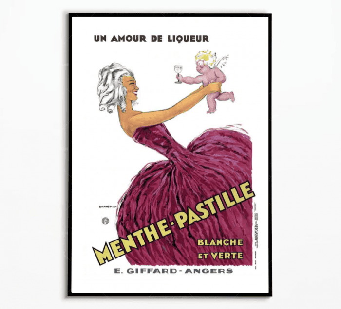 Affiche Menthe Pastille Angers