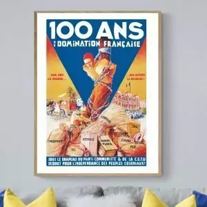 Affiche 100 ans de Domination Française