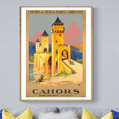Affiche Cahors - Pont Valentré